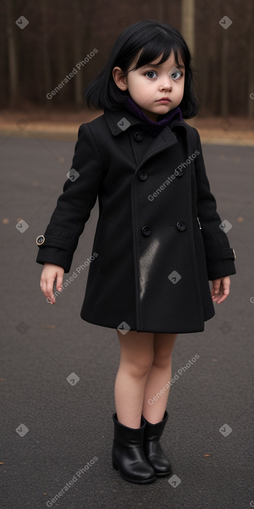 Infant girl with  black hair