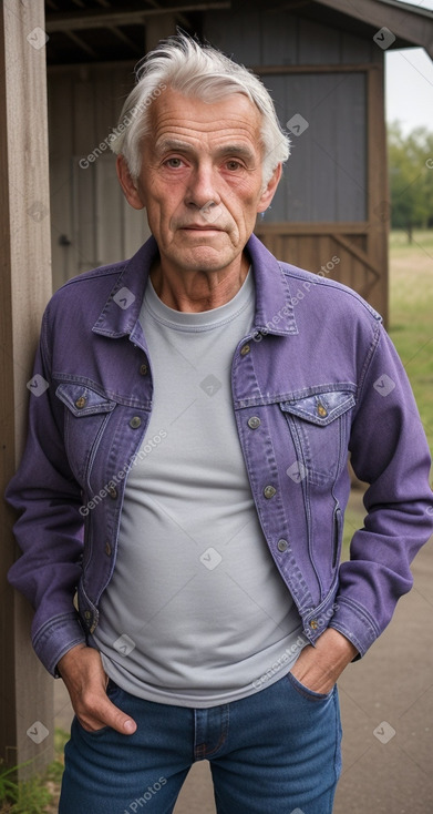 Dutch elderly male with  gray hair