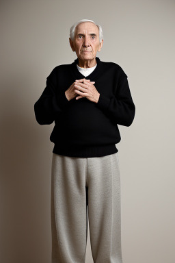 Argentine elderly male with  black hair