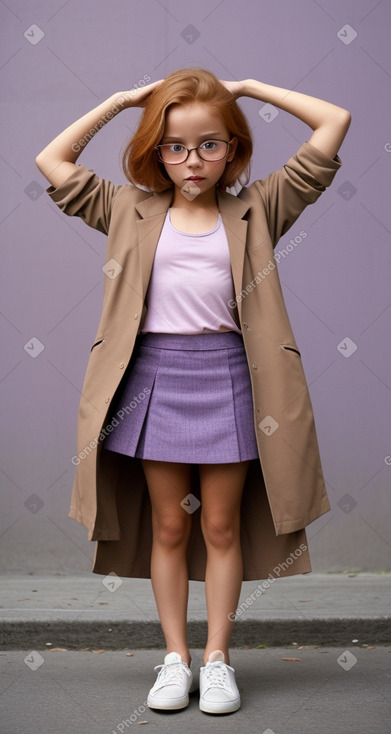 Child female with  ginger hair