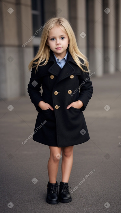 Child female with  blonde hair