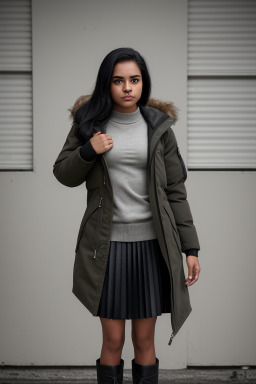 Honduran young adult female with  black hair