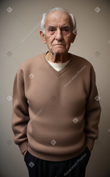 Georgian elderly male with  brown hair