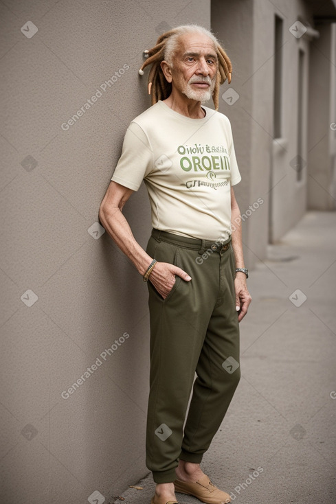 Tunisian elderly male with  ginger hair