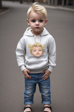 Romanian infant boy with  blonde hair