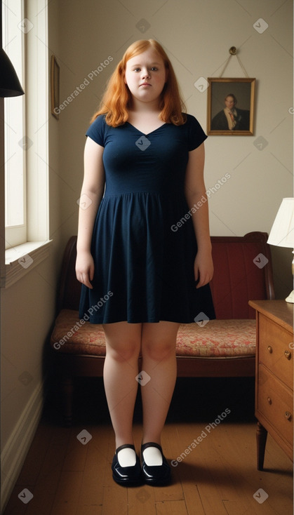 Swedish teenager girl with  ginger hair