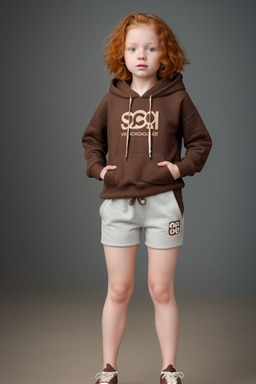 Child girl with  ginger hair