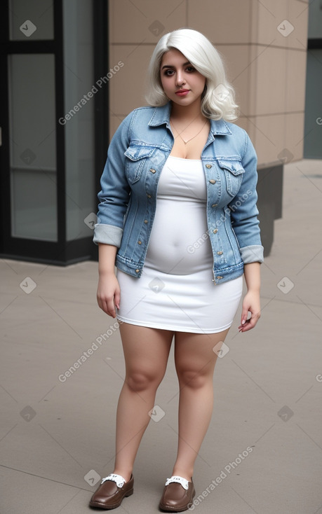 Lebanese adult female with  white hair