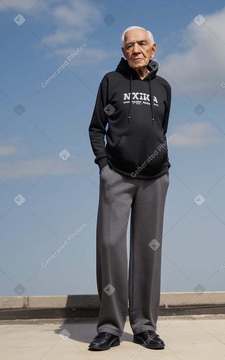 Nicaraguan elderly male with  black hair