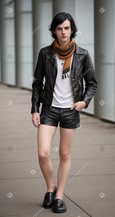 Belarusian young adult male with  black hair