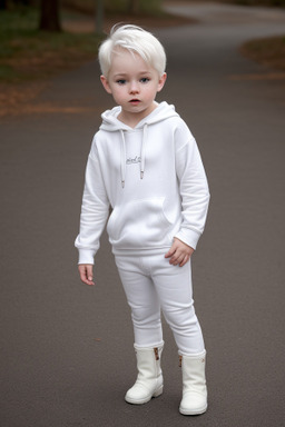 Infant boy with  white hair