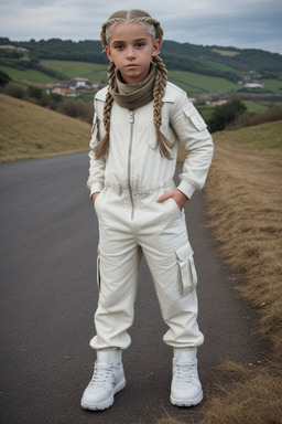 Italian child boy with  white hair