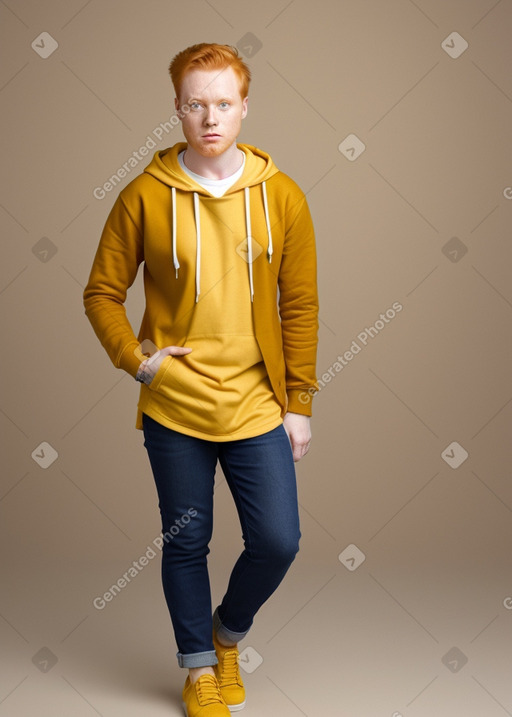 Australian adult non-binary with  ginger hair