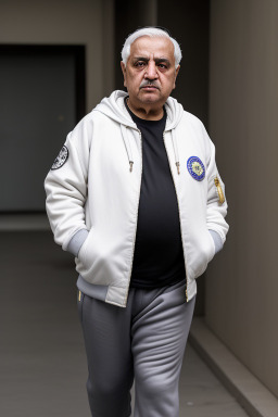 Iranian elderly male with  white hair