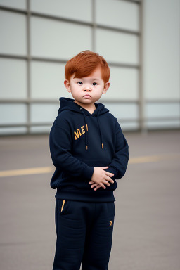 Indonesian infant boy with  ginger hair