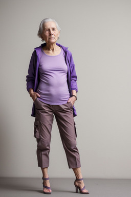 Swedish elderly female with  brown hair