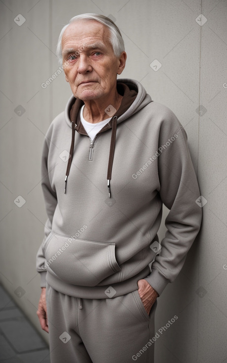 Estonian elderly male with  brown hair