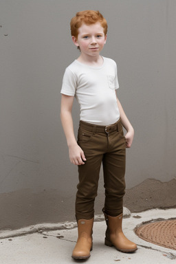 Cuban child boy with  ginger hair