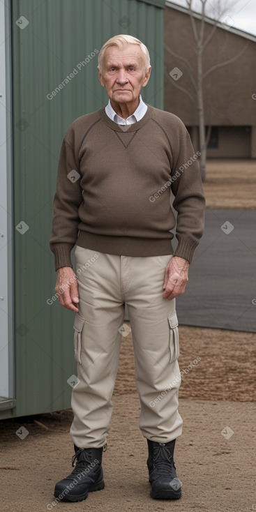 Lithuanian elderly male with  blonde hair