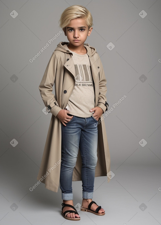 Bahraini infant boy with  blonde hair