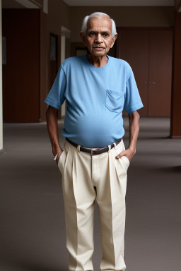 Sri lankan elderly male with  brown hair