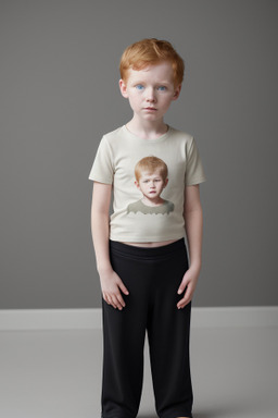 Icelandic child boy with  ginger hair