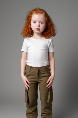 Norwegian infant girl with  ginger hair