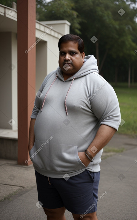 Indian middle-aged male with  ginger hair