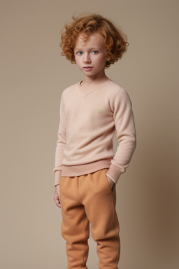 Child male with  ginger hair