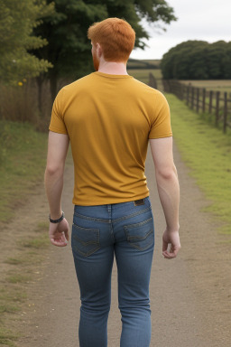 African american adult male with  ginger hair