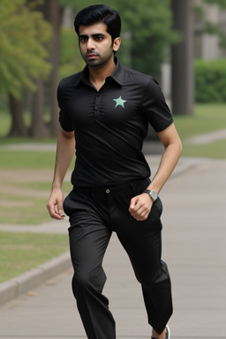 Pakistani adult male with  black hair