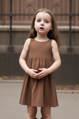 Hungarian infant girl with  brown hair