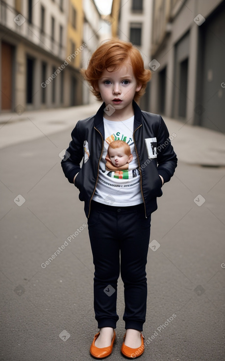 Portuguese infant boy with  ginger hair