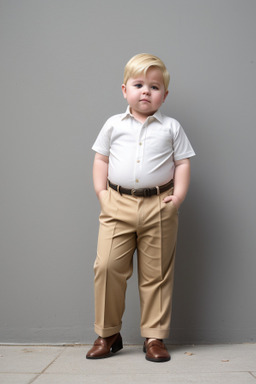 Georgian infant boy with  blonde hair