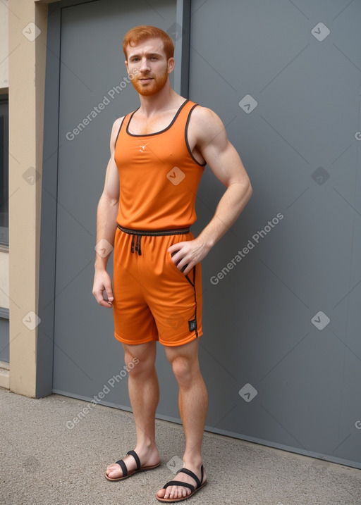 Bulgarian adult male with  ginger hair