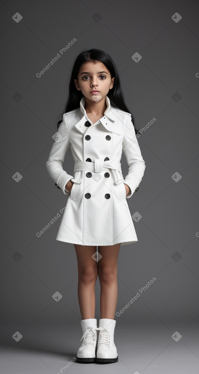 Venezuelan child female with  black hair