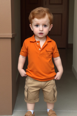 Syrian infant boy with  ginger hair