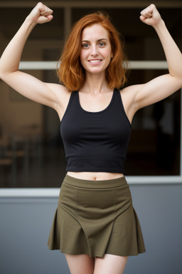 Adult female with  ginger hair