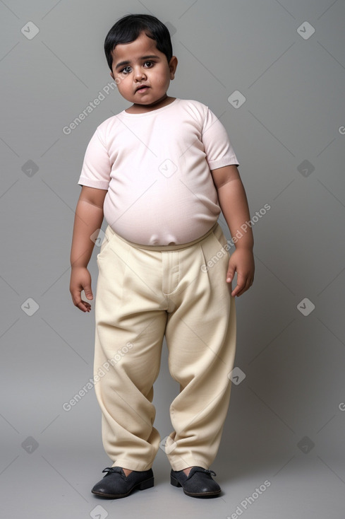 Omani infant boy with  gray hair