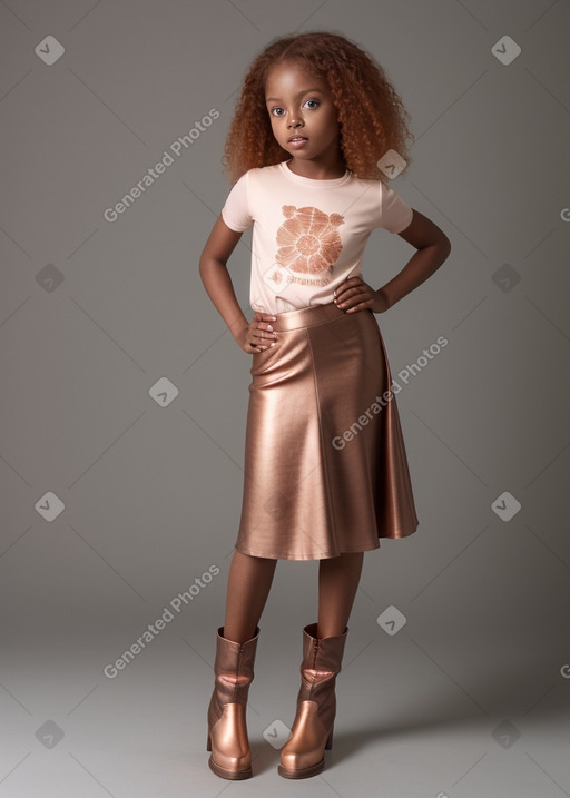 Child female with  ginger hair