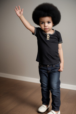 Belgian infant boy with  black hair