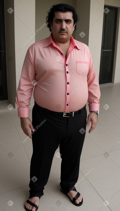 Azerbaijani middle-aged male with  black hair