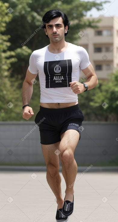 Azerbaijani adult male with  black hair