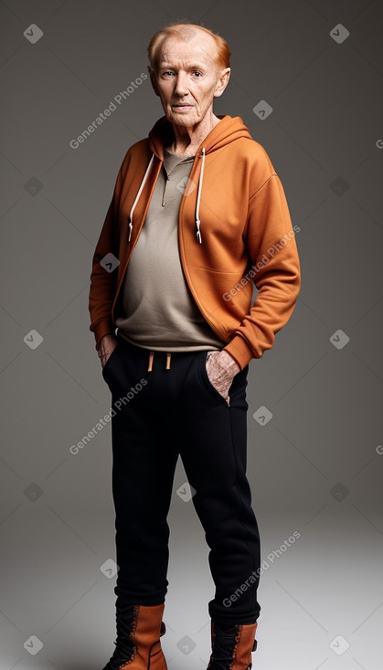 Malian elderly male with  ginger hair