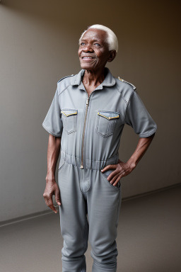 Tanzanian elderly male with  gray hair