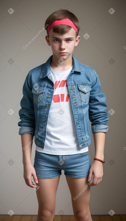 Belarusian teenager boy 