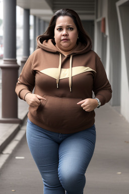 Venezuelan middle-aged female with  brown hair