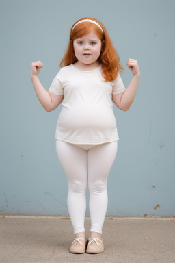 Portuguese child girl with  ginger hair