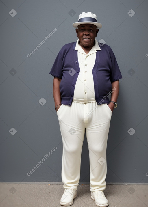 Jamaican elderly male with  white hair