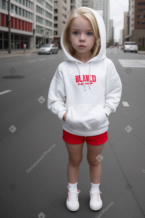 Child female with  blonde hair